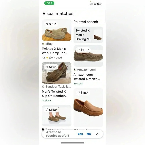 Twisted X Men's Size 12M Slip On Driving Moccasin, Brown Leather Loafer SMUMDMS4 - Picture 4 of 11